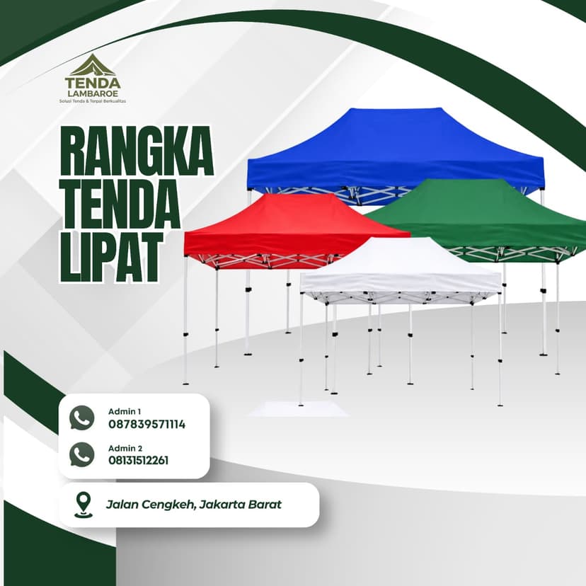 Tenda Rangka Lipat