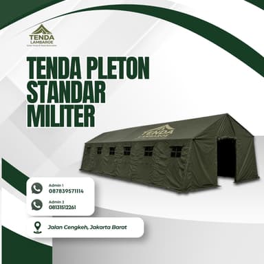 Tenda Pleton Standar Militer