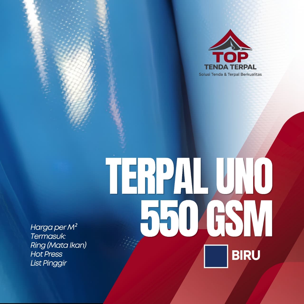 Terpal UNO 550 GSM 1